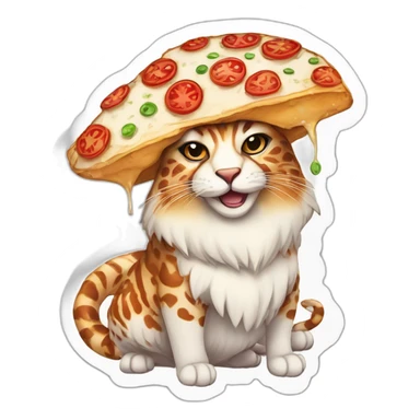 puizza design, in the style of illustrations, intricate details, colorful cartoon, exotic atmosphere, 2d game art, white background, contour, no mockup. sticker. sticker