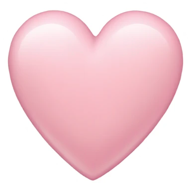 Light pink heart sticker
