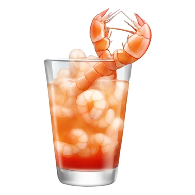 Vladimir Putin shrimp cocktail  sticker
