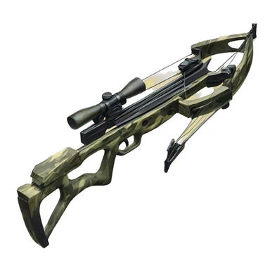 Camo crossbow sticker