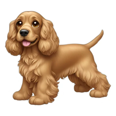 cocker spaniel sticker