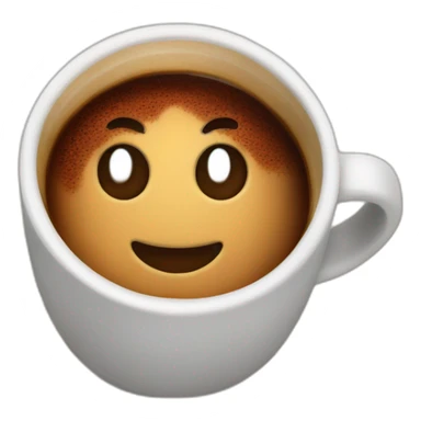 coffee with cinnamon sticker