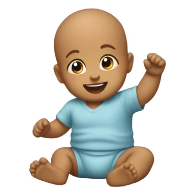 baby celebrating  sticker