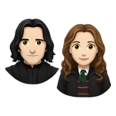 Snape and hermione sticker