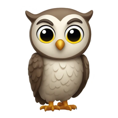 Happy owl  sticker