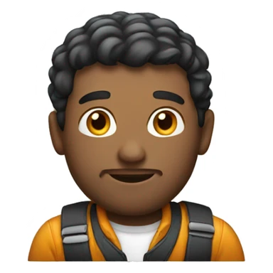 Men with car sticker