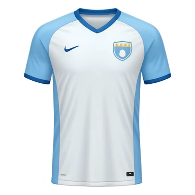 maglia bianca e azzura di calc  sticker