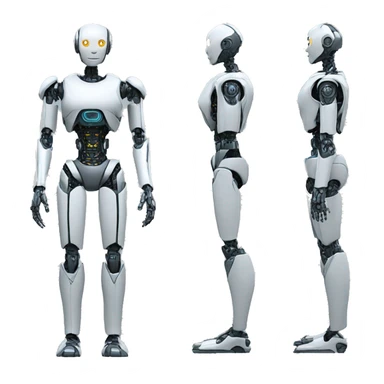ai robot full body (from head to toe) humanoid sticker