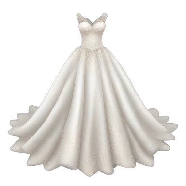 Wedding dress beautiful finish with star sticker