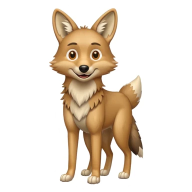 Happy Coyote sticker