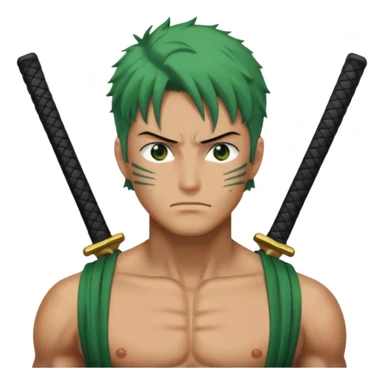 Roronoa zoro one pice sticker