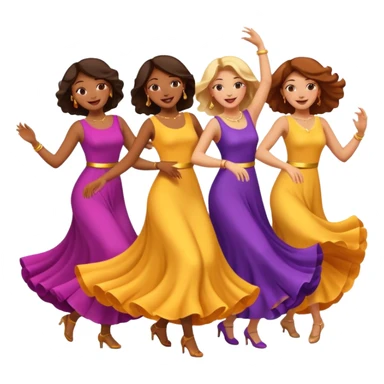 mulheres dançando  sticker