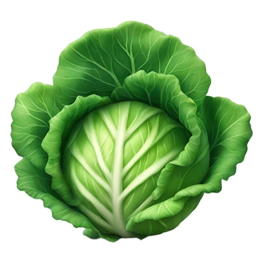 A cool cabbage for whom everything goes according to plan sticker