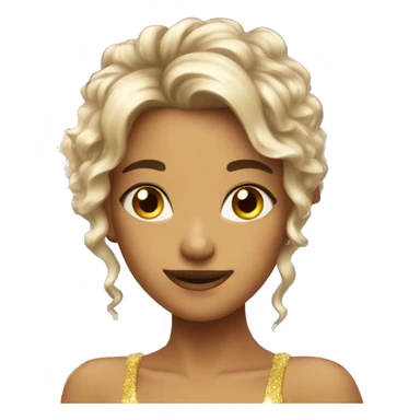 Glitter fairy sticker