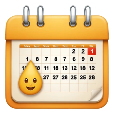 Calendar september sticker