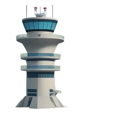 air traffic control tower sticker
