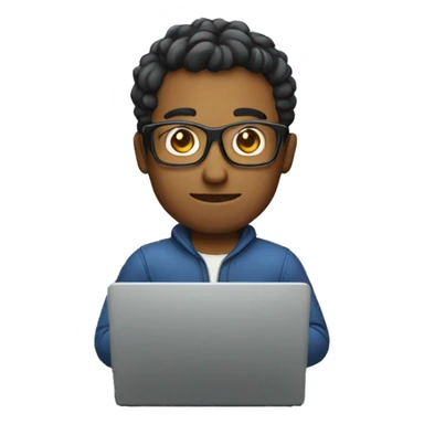 developer with laptop sticker