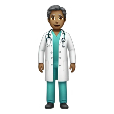 HALOWEEN COSTUME OF A DOCTOR sticker