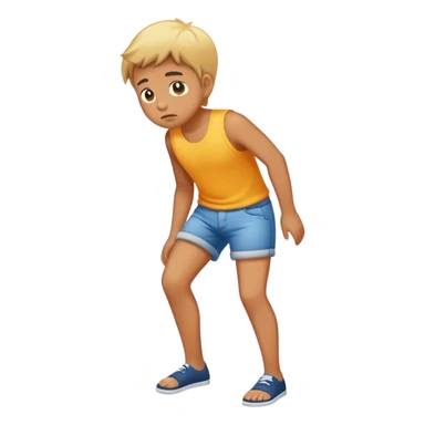 Peeing outside sticker