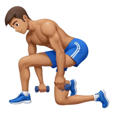 glute-bridges-exercise guy with blue shorts  sticker