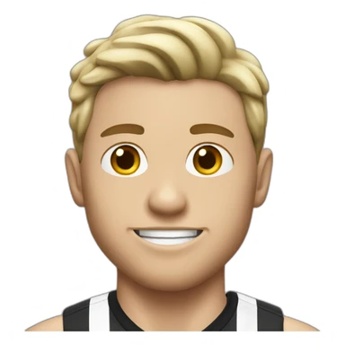 newcastle player running white skin sticker