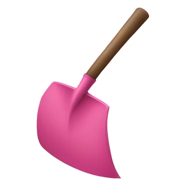 Pink spade sticker
