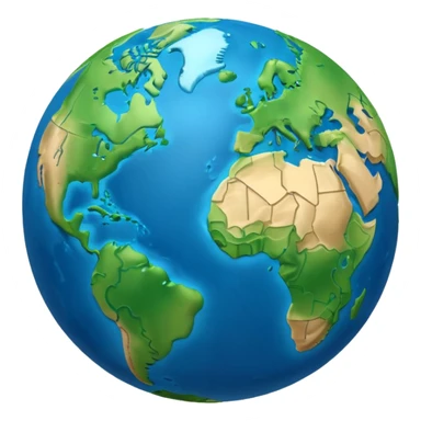 3d earth sticker
