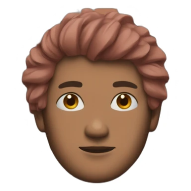 brick with lgbtq hair sticker