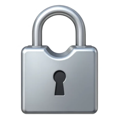 candado abierto sticker