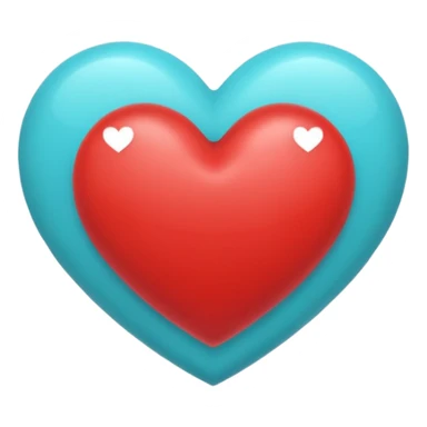 growing heart emoji (💗), but the same color as this heart emoji (🩵). sticker