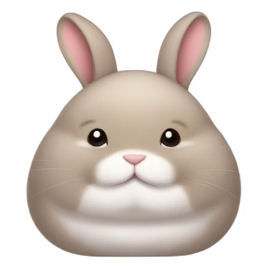 Fat bunny sticker