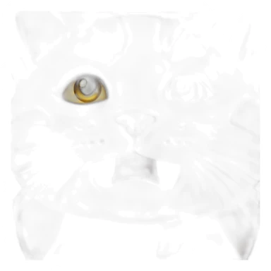 hypnotic cat sticker