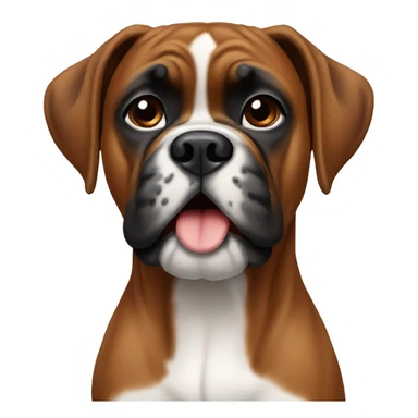 Boxer dog breed sticker