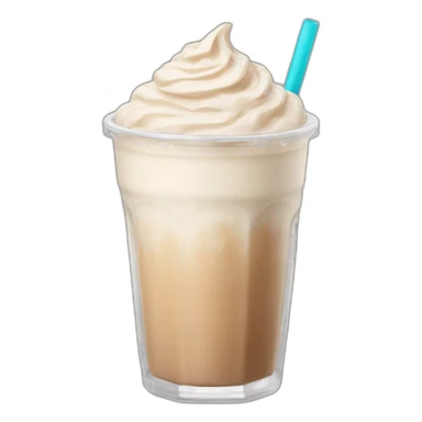iced oat milk latte sticker