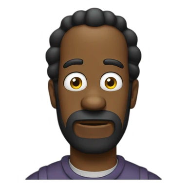 black homer simpson sticker