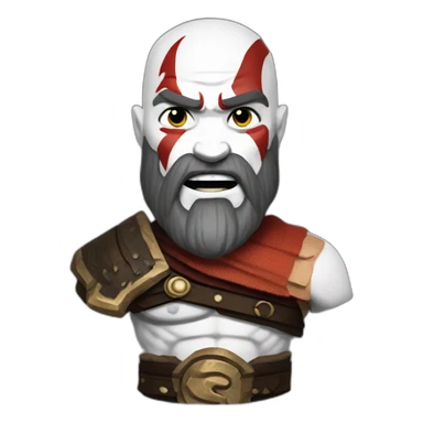 Kratos god of war sticker