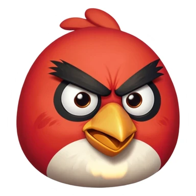 Angry bird sticker
