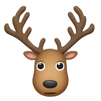 reindeer shoes sticker