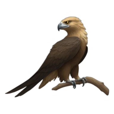 wedge tail tasmanian eagle sticker