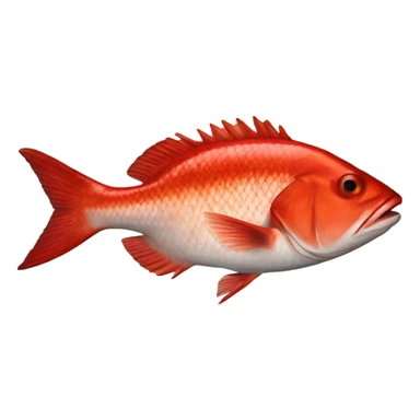 Red snapper sticker
