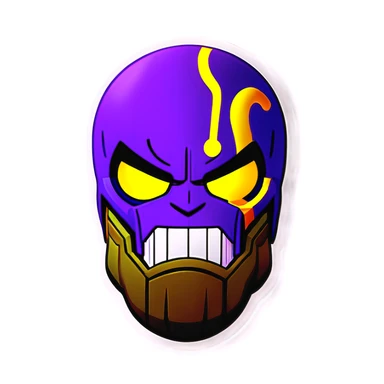 Squid game player 230 thanos inspired emoji sticker