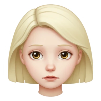 an extremely disillusioned girl sticker