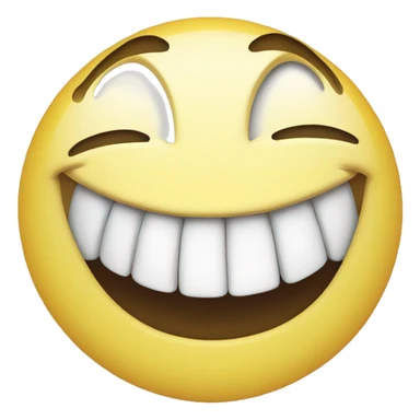 Smiley face with bad teeth sticker