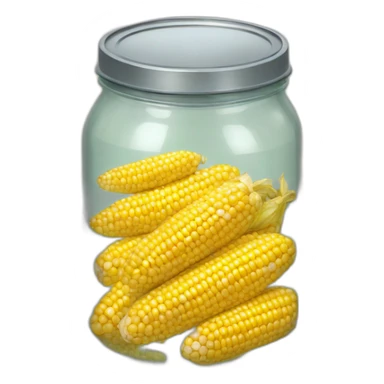 canned-corn-in-jar sticker
