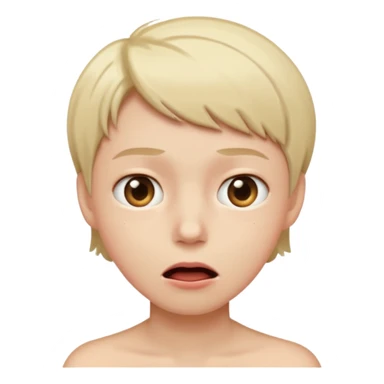 Just ate something bad face sticker