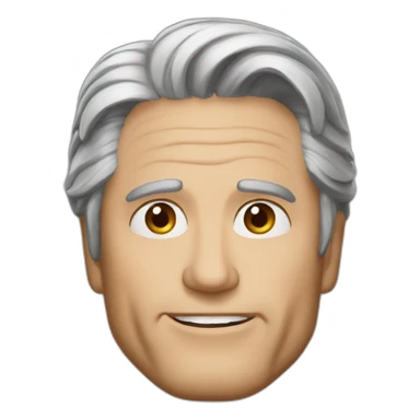 Michael Douglas black hair sticker