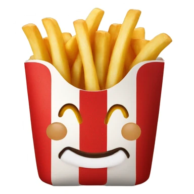 mcdonald fries sticker