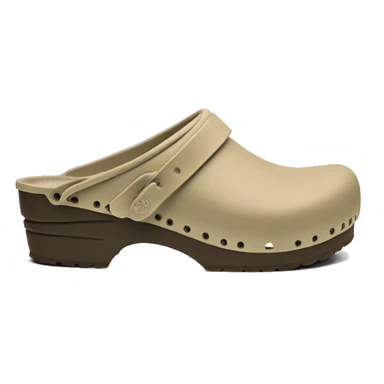 Broken stock Boston clog khaki beige color sticker