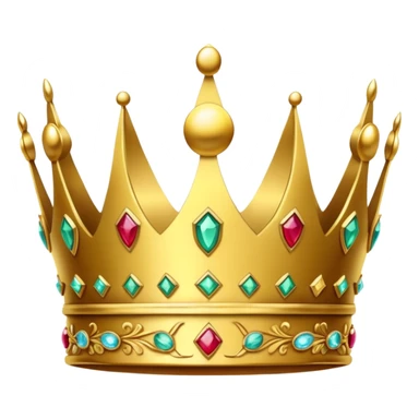 Crown for king sticker