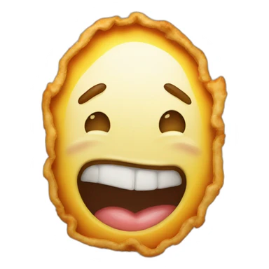 deep fried lol cry laugh sticker